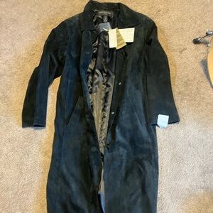 Centigrade Women’s Leather Trench Coat Size L